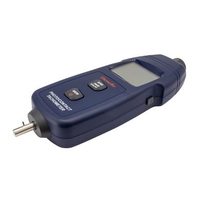 Digital omdrejningstæller med kombineret laser og mekanisk aflæsning